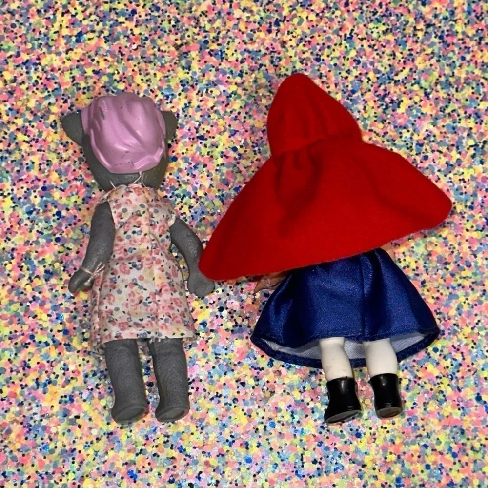 Madame Alexander Dolls Red Riding Hood Wendy as Big Bad Wolf Lot of 2 McDonald's